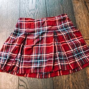 School Girl Plaid Mini Skirt